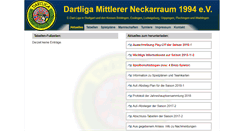 Desktop Screenshot of dartliga.info